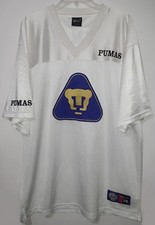 Rare Vintage Pumas UNAM White Jersey 2XL