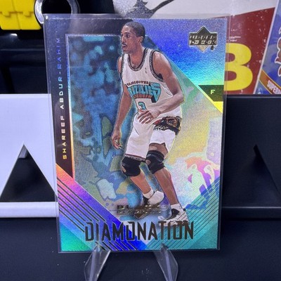 SHAREEF ABDUR-RAHIM 2000 UPPER DECK BLACK DIAMOND DIAMONATION INSERT # D7  3-A