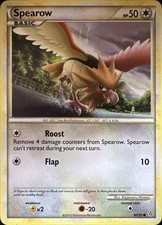 1995 spearow pokemon card Jungle (1st Edition) 62/64 The Nerd Multiverse *This is a Single Trading Card* Spearow Jungle MP, 62/64 Pokemon