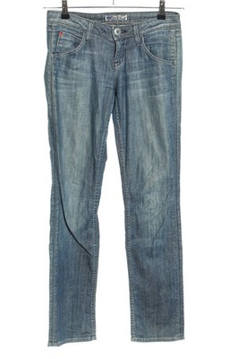 HUDSON Röhrenjeans Damen Jeans Gr. DE 34 blau Casual-Look