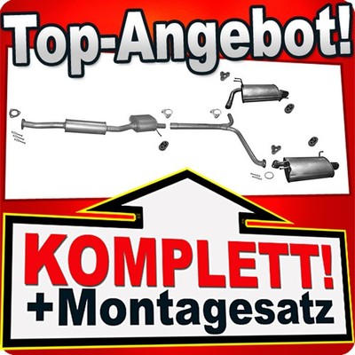 Auspuff für HONDA ACCORD VII 2.4 190PS Stufenheck Auspuffanlage