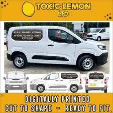 Peugeot Partner Vehicle Graphics Decals -  Sign Writing - Printing Design