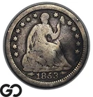 1853-O Seated Liberty Dime, Arrows