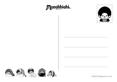 Monchhichi 50th Anniversary Postcard Book Official Sekiguchi Japan