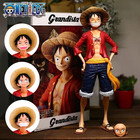 28cm One Piece Figure Smiley Luffy Three Form Face Changing Anime Action Model T