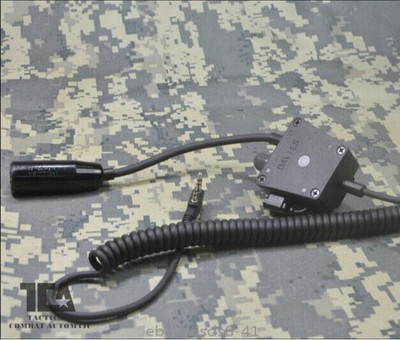 TCA KENWOOD DAVIES E Type PTT Connector Push To Talk PTT Fitting