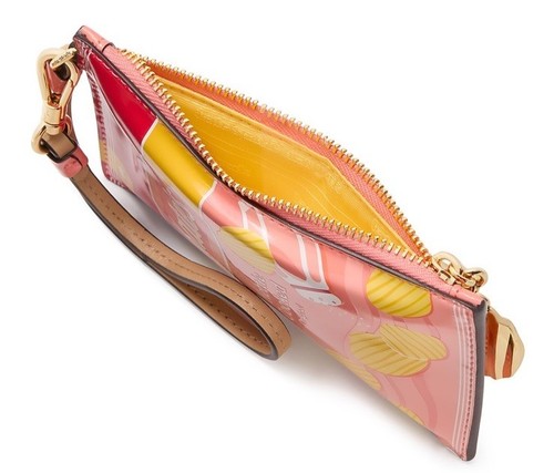 Astuccio porta carte Kate Spade Snack Time Chips nuovo con etichette multi - Foto 7 di 8