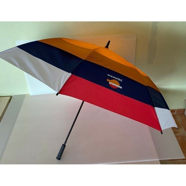 PARAGUAS SOMBRILLA REPSOL AUTOMATICO DE 140 CM DE DIAMETRO
