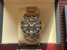 LONGINES HydroConquest Mens Automatic Mens Watch Blue And Gold