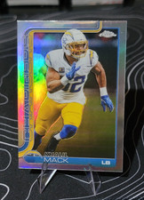2025 Topps Chrome NFL Khalil Mack Los Angeles Chargers Refractor #160
