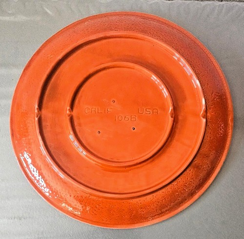 California Pottery Rooster Soup Tureen with Lid & Matching Ladle & Plate - Picture 6 of 9