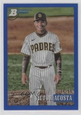 2021 Bowman Heritage Prospects Blue Chrome Refractor 14/99 Victor Acosta 6u5