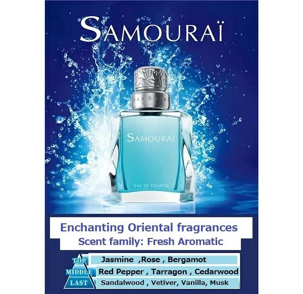 NEW SEALED Alain Delon SAMOURAI Men's EDT 100ml | Iconic Warrior