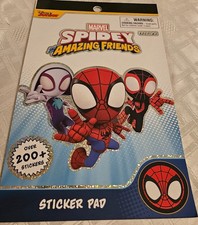 Marvel Spidey And His Amazing Friends Stickers Pad  200 Stickers new