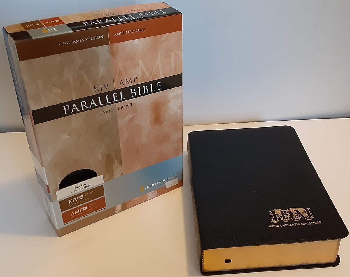 KJV/Amplified AMP Parallel Bible Large Print Jesse Duplantis JDM