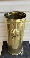 Brass Umbrella Stand Brass Nautical Shell Umbrella Stand