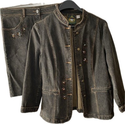 Hammerschmid sportiver Damen Trachten 2-Teiler Gr. 44  mit v.Details Top Zustand