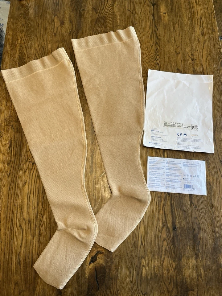 Jobst Elvarex 3 CCL3 34-46mmHg Compression Stockings A-D SL-OT-E Dotted SB 2015 - Image 3 of 4
