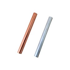 HWYEE 2PCS 99.995 Pure Copper Zinc Rods 3/8"10mm Dia 4"102mm Length Solid Ba...
