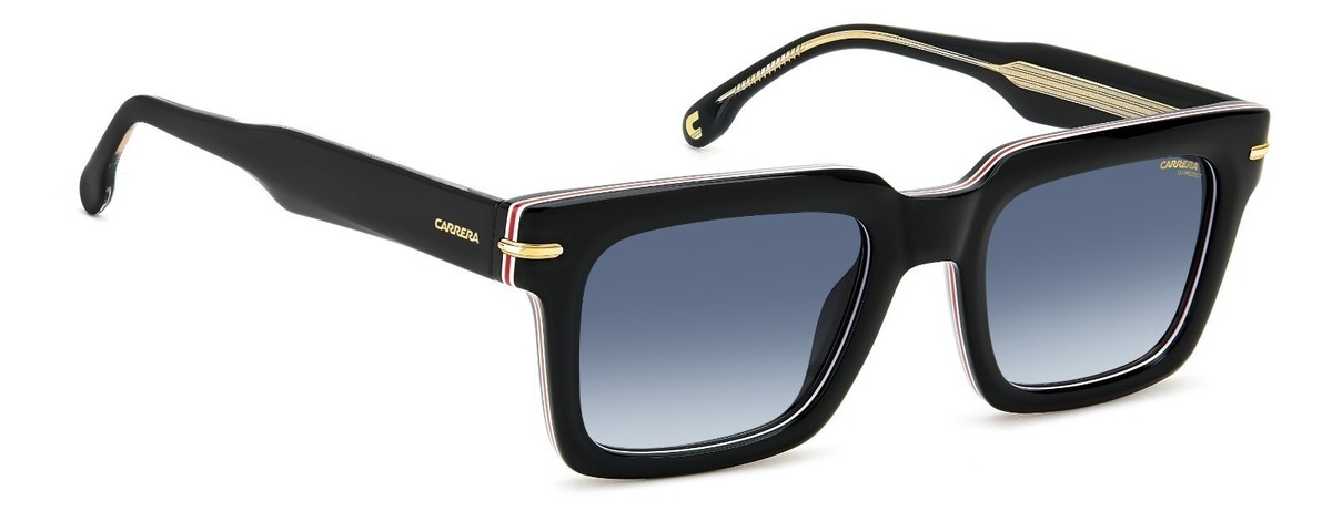 NWT Carrera CARRERA 316/S-0M4P 08 52mm Carrera CA-316S M4P-08 Stripes Black Sunglasses | NYIWEAR main image 3