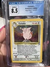 WOTC 2000 Pokemon TCG Base Set 2 Clefable Holo Unlimited 5/130 Graded CGC 8.5 MT