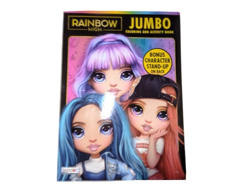 Bendon Rainbow High Jumbo Coloring & Activity Book Tear & Share 80 Pages New | eBay