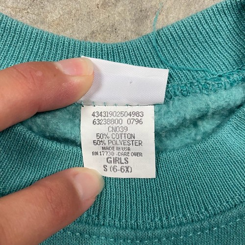 VTG 90s Pro Spirit Girls S Sweatshirt Sweatpants Kids Sweat Suit Top Bottom Set - Picture 4 of 11