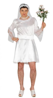 Costume Da Sposa Per Uomo Caricatura Vestito Sposina Ebay