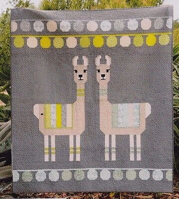 fun modern pieced Llamas quilt PATTERN Lloyd /& Lola Elizabeth Hartman