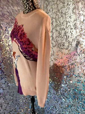 Pull Stella McCartney Fantasia Centaur - Taille L, Couleur Orange, Col Rond - Neuf Avec étiquettes