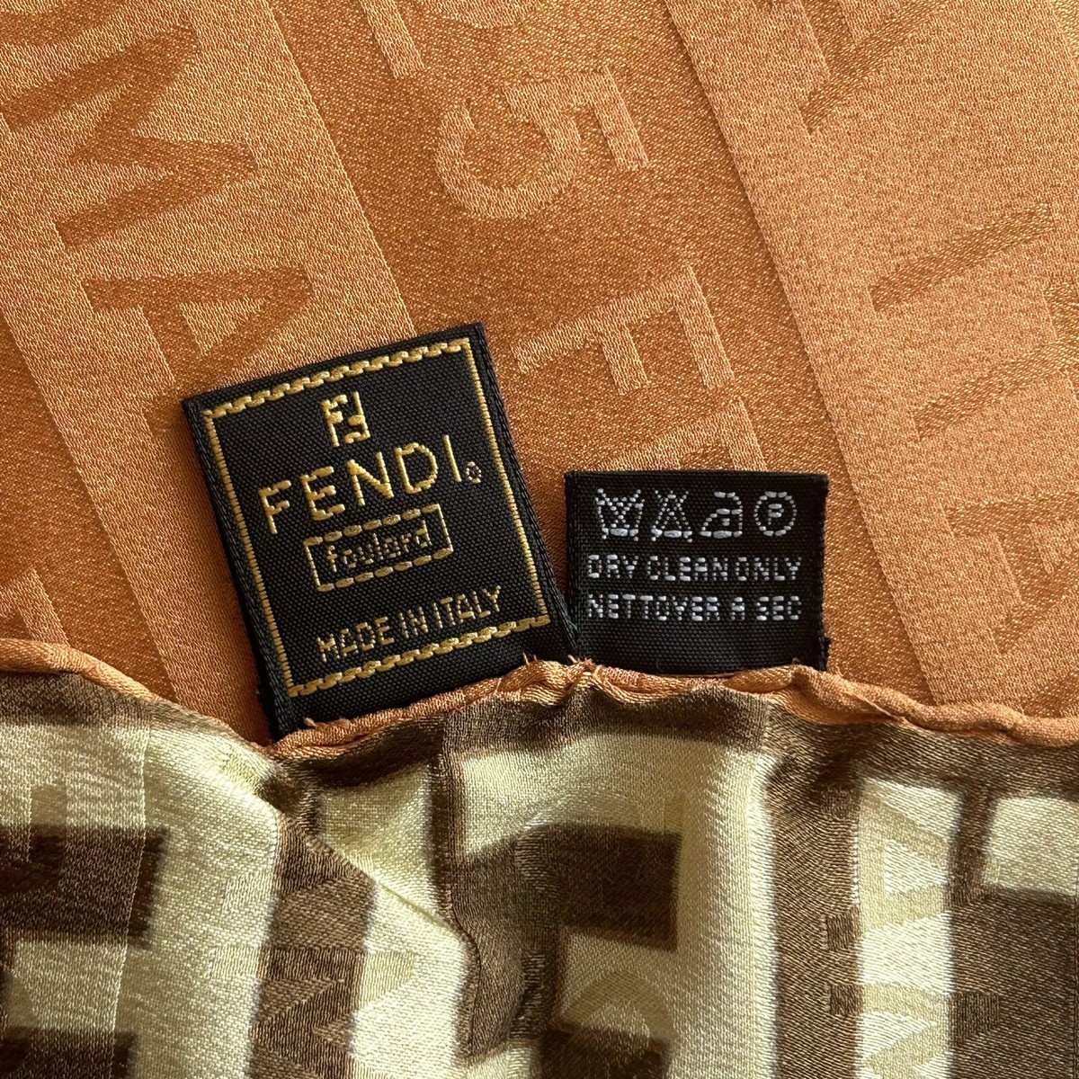FENDI Zucca Logo Scarf Square 34 FENDI Zucca Logo Scarf Square 34