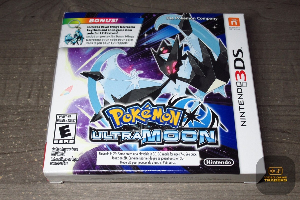 Pokemon Ultra Moon Keychain Bonus Dawn Wings Necrozma
