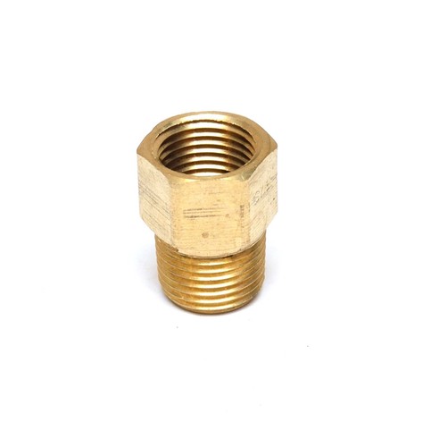 Pipe Adapter 1/2 Female to 1/2 Male Npt Brass Fitting Water Air Gas - Picture 6 of 7