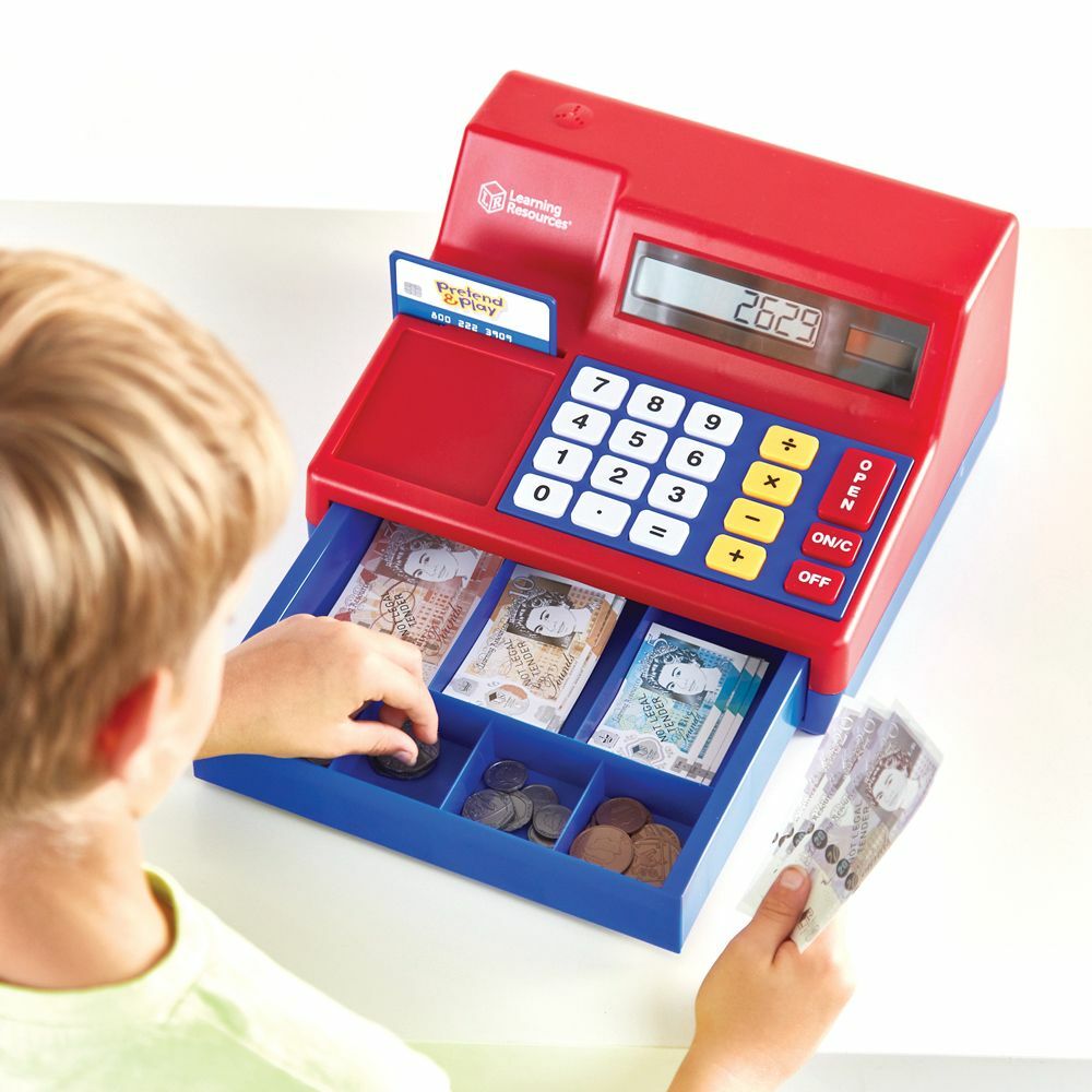 For Kids Learning Resources Pretend And Play Cash Register