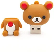 32 GB Rilakkuma Relaxing Bear USB 2.0 Flash Drive Memory Card Thumb Drive Stick 