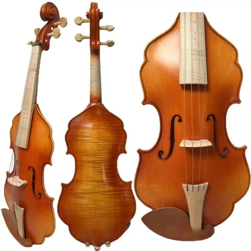 Rare Baroque Violin without Rib,no rib side violin 4/4 Good sound #15659