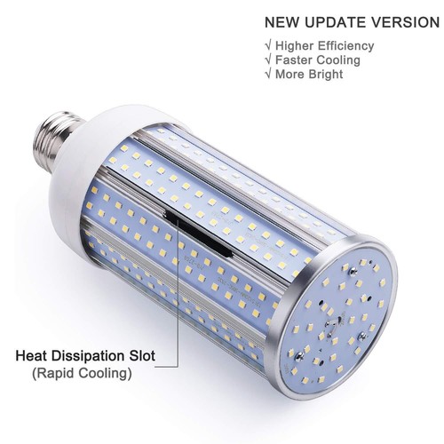 60W Led Corn Light Bulb E39 Large Mogul Base 6000Lm 6500K Cool White For Metal - Picture 3 of 7