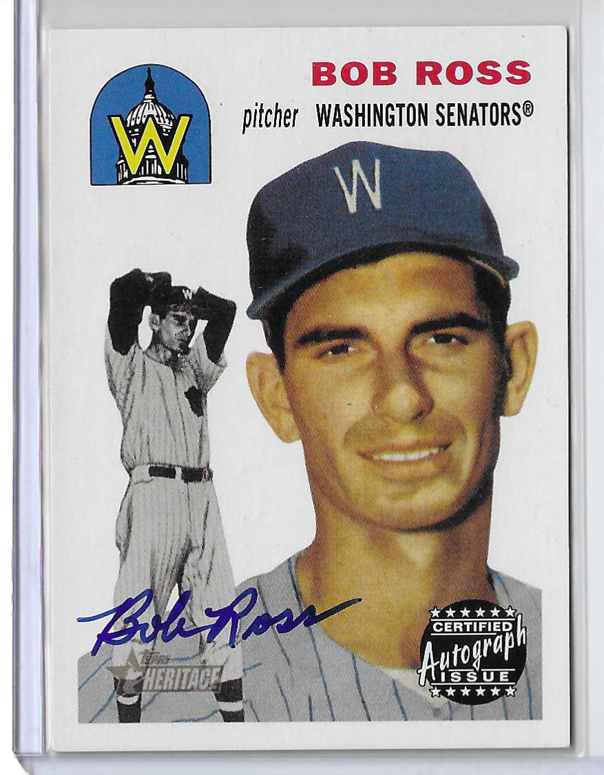 2003 Topps Heritage Bob Ross Real One Auto Autograph