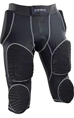 Culotte De Foot à 7 Pads Sports Unlimited – Protection Cuisses, Hanches, Genoux, Coccyx, Pour Adultes