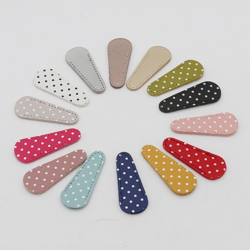 1PC PU Leather Embroidery Scissors Sheath Safety Sewing Scissor AUS - Picture 6 of 23