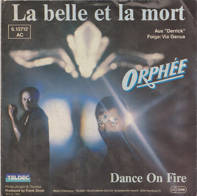 ORPHEE/FRANK DUVAL-LA BELLE ET LA MORT/FILM:DERRICK-VIA GENUA-1983-6.13712 AC