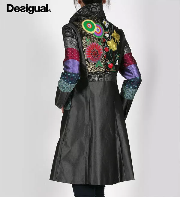 manteau style desigual