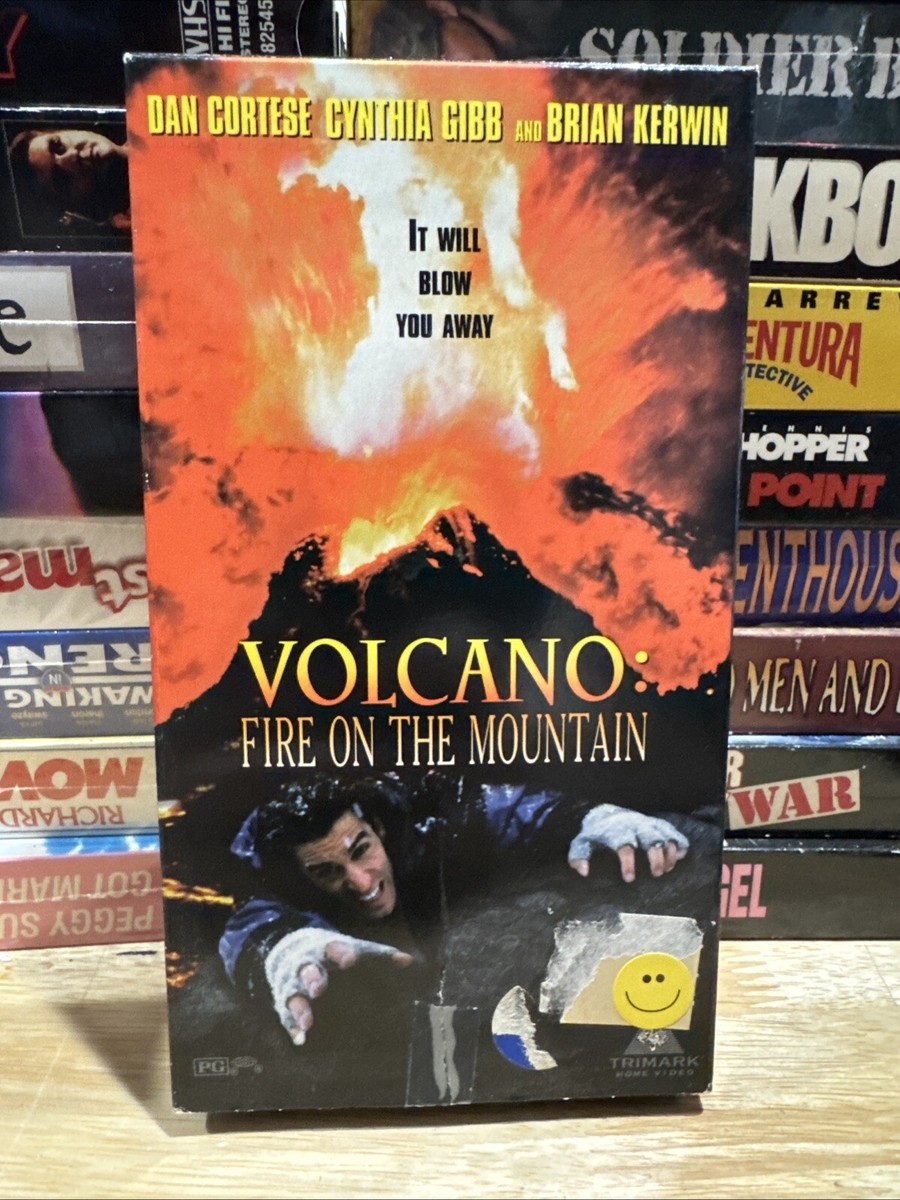 Volcano Fire On The Mountain VHS Tape 1997 Natural Disaster Movie