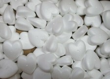 25 Styrofoam Polystyrene Dylite Hearts Shapes Forms Kids Crafts Valentine's Day