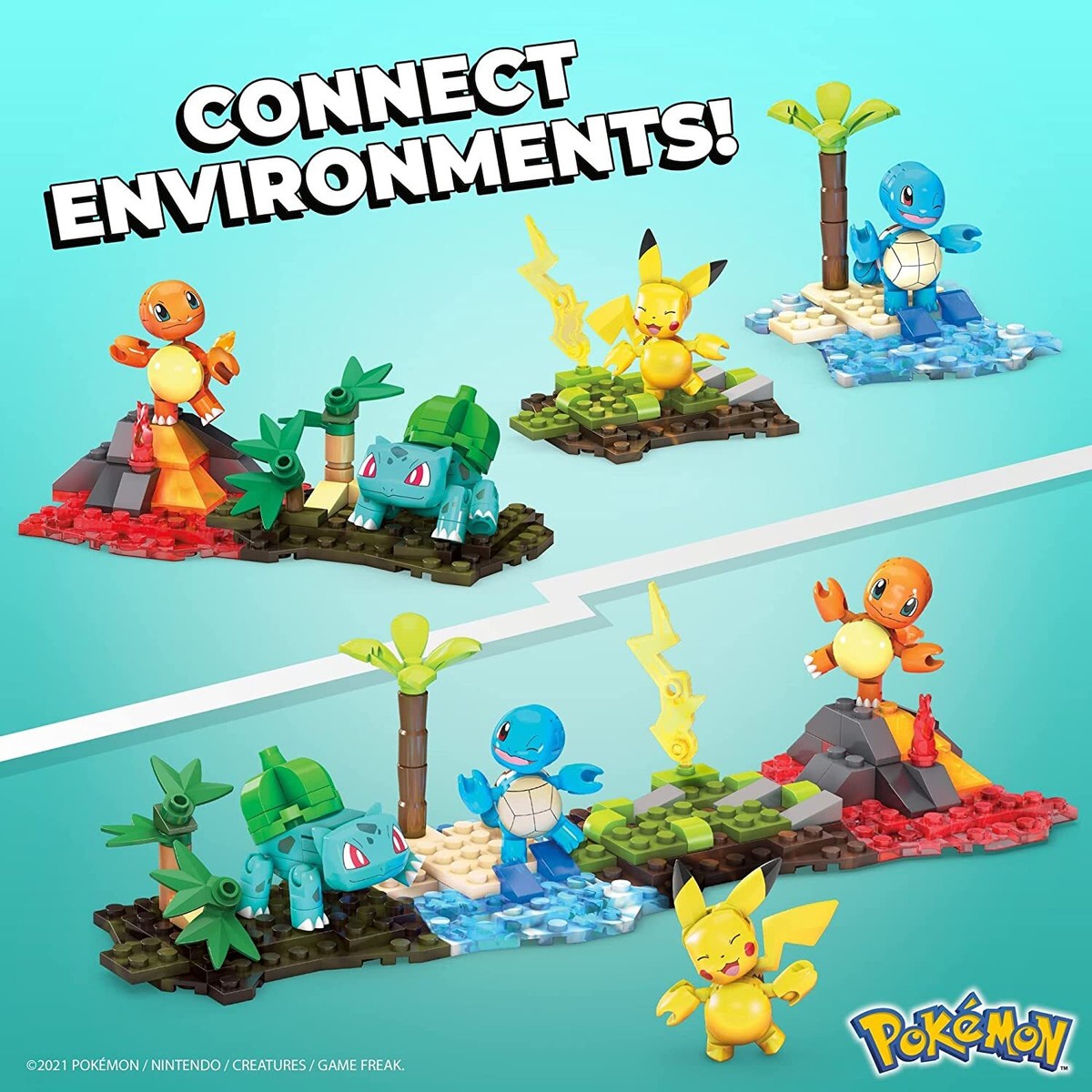 Mega Construx Pokemon Kanto Region Team Construction Set | eBay Australia