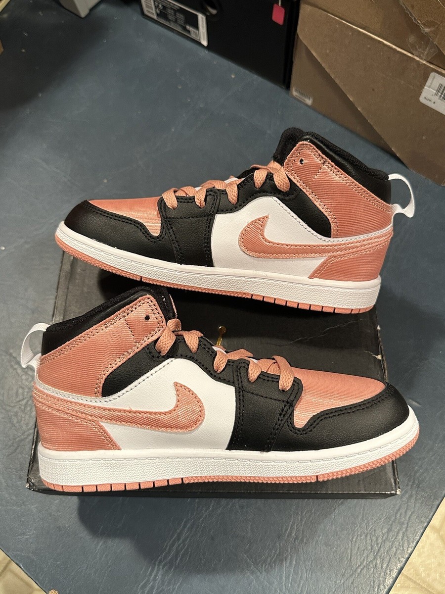 Size 1.5Y - Nike Air Jordan 1 Mid PS Light Madder Root Pink Coral