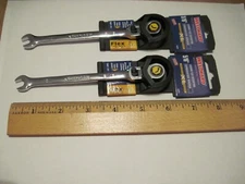 Lot of 2 Westward 5/16" Extra Long Flex Ratcheting Combination Wrench 12Pt 1LCP5