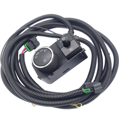 Fog Light Wiring Harness and Headlight Fog light switch Fits for 2007-2014 Chevy Silverado 1500 2500HD 3500HD GMC Sierra 1500 2500 3500 25858705 19170439