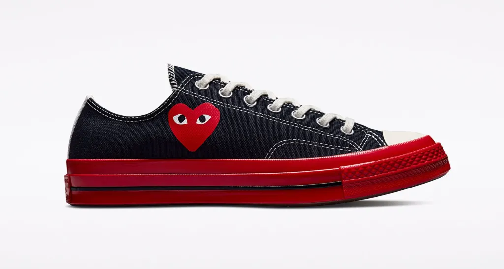 70’s COMME des GARCONS Converse x PLAY Comme des Garçons Chuck 70 Unisex Low Top