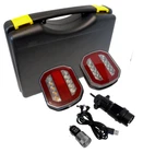 TRAILERTEK MAGNETIC WIRELESS KIT, LED TRAILER LIGHTS SET, 4 WAY MULTIFUNCTION
